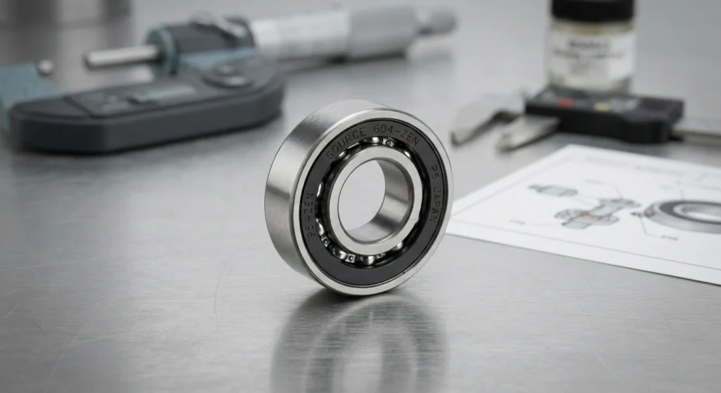 Three Primary Components of a Ball Bearing related industrial image