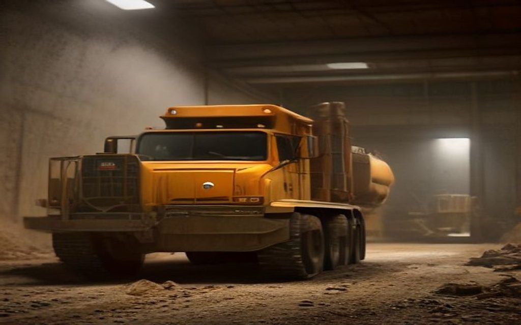 AI-generated industrial image for Best Bearings for Mining & Quarry Equipment for Dust