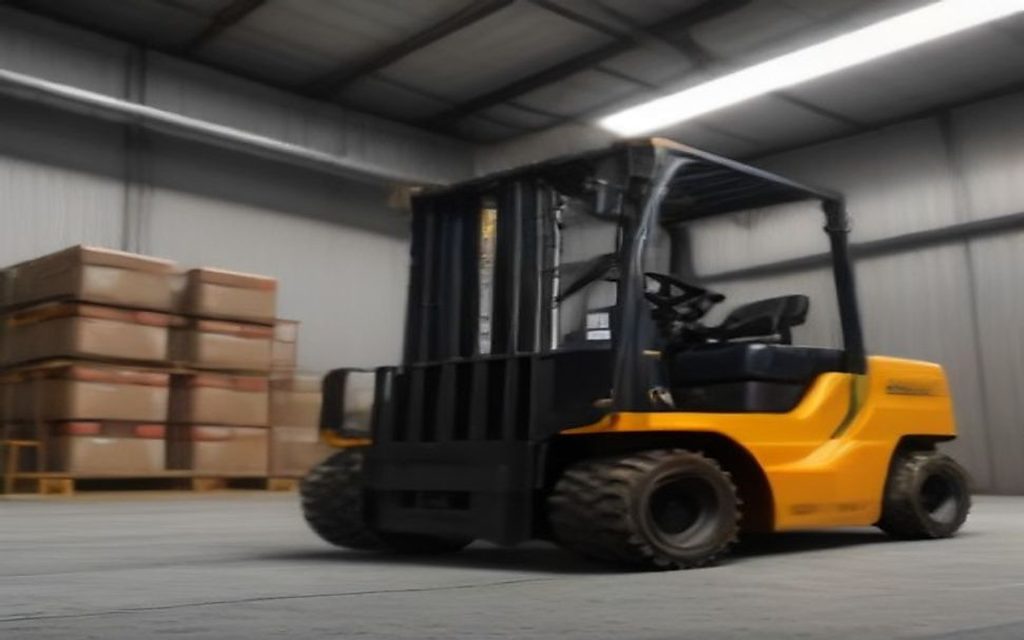 AI-generated industrial image for Heavy-Duty Bearings for Forklifts - Koyo/HIC Brand