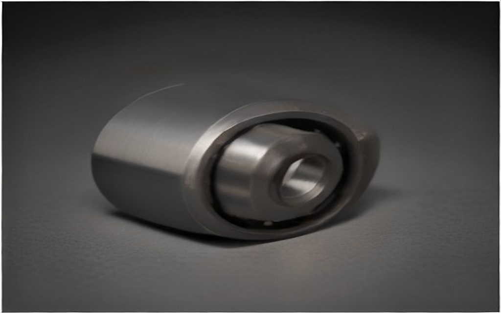 AI-generated industrial image for Solid Bar Stock for Custom-Machined Bearing Components